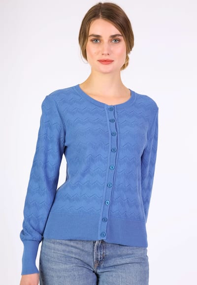Strickjacke Manon - royal blue