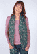 Schal Leja floral  - bottle green