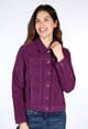 Cordjacke Nojelle  - deep purple