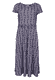 Kleid Malind flower vine - navy
