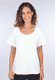 T-Shirt Betzi solid - ivory