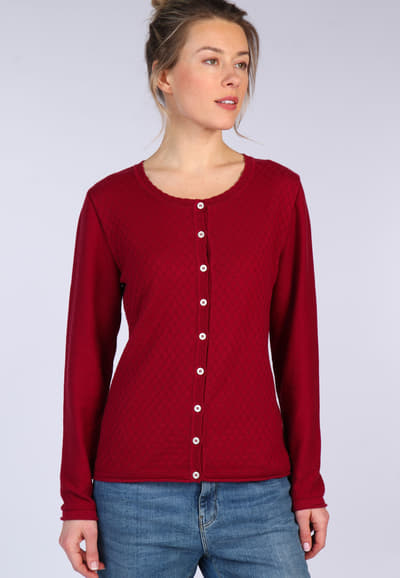 Strickjacke Lele - wine
