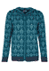 Strickjacke Freya bouquet - deep ocean