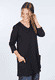 Tunika Kareena solid  - black