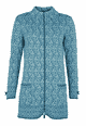 Strickjacke Irmi Flower - deep ocean