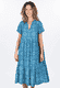 Kleid Embla Ornamental - ocean
