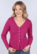 Strickjacke Lindara solid - raspberry