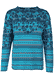 Strickpullover Flekkina  - lake
