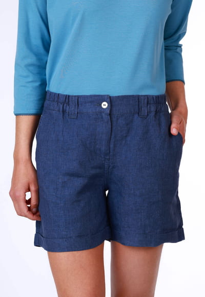 Leinenshorts Feliene - denim