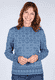 Strickpullover Dorit Nordic  - ink