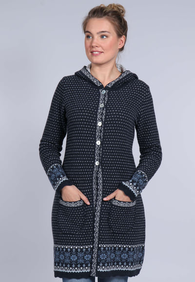Strickmantel Ann - navy