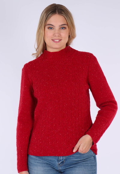 Strickpullover Minora - red
