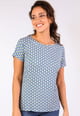 T-Shirt Zoe retrotulip - royal blue