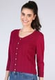 Strickjacke Liselotte - purple