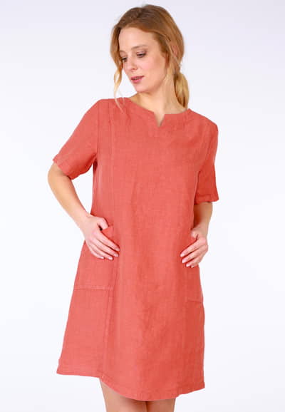 Kleid Bloom - light rust