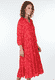 Kleid Sanna - rubin