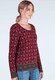 Strickpullover Josefine happy - dark grape