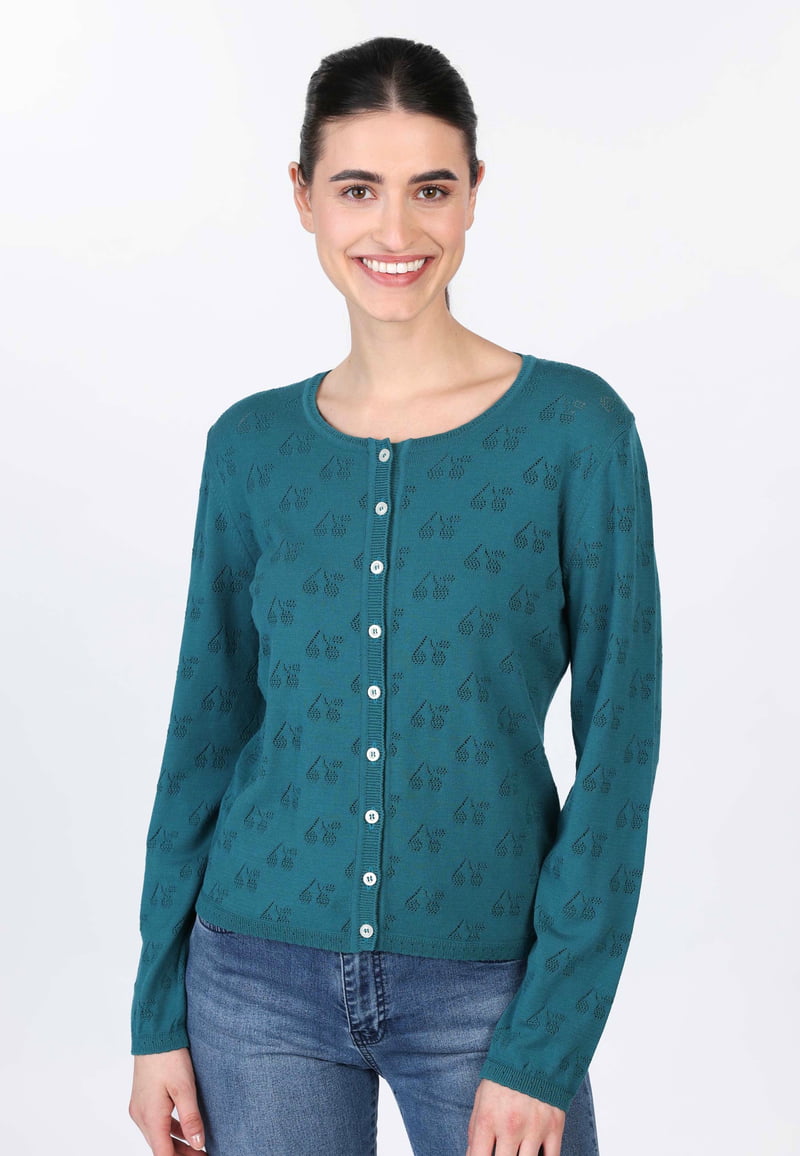 Strickjacke Mary Cherry - lake