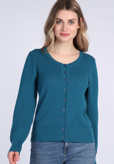 Strickjacke Manon - deep ocean