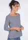 3/4 Arm-Shirt Daria  - navy