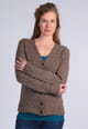 Strickjacke Beris - mocca
