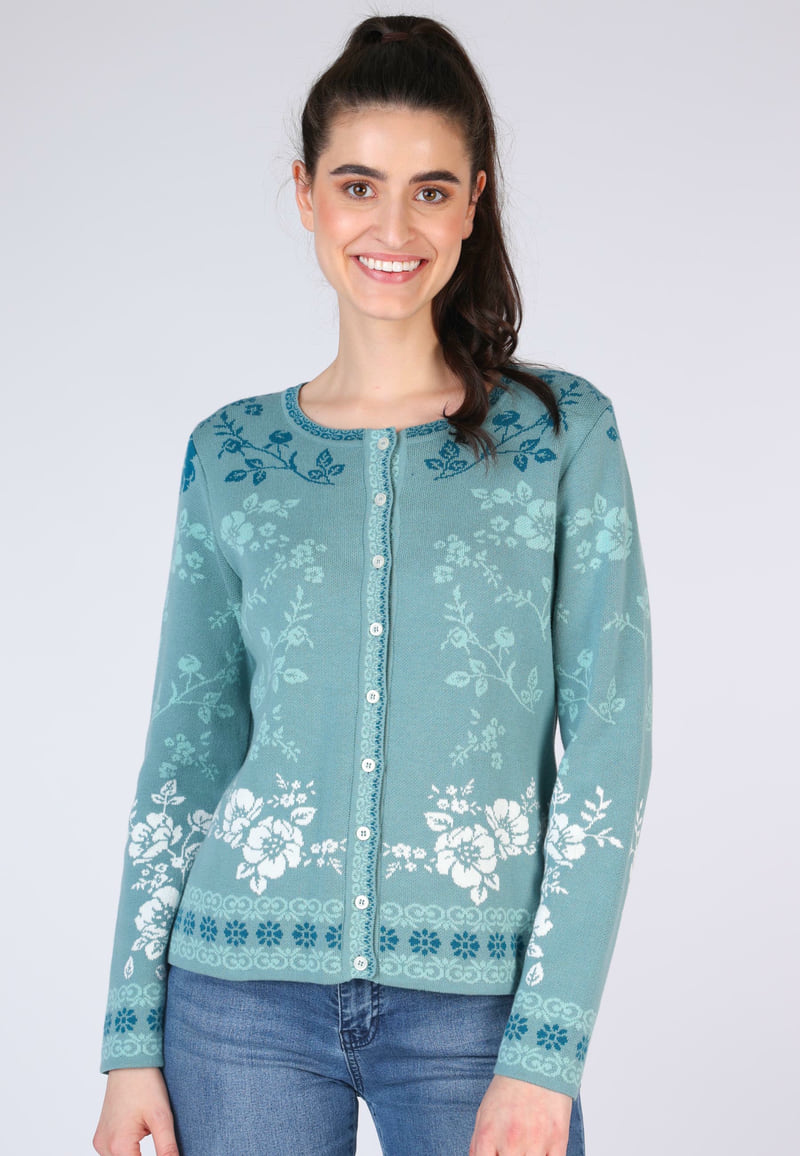 Strickjacke Mica - blue pearl