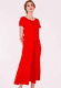 Kleid Malinda solid - poppy