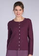 Strickjacke Lele - plum