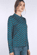 Bluse Candy artdeco - deep ocean