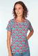 T-Shirt Zoe rosy  - turquoise