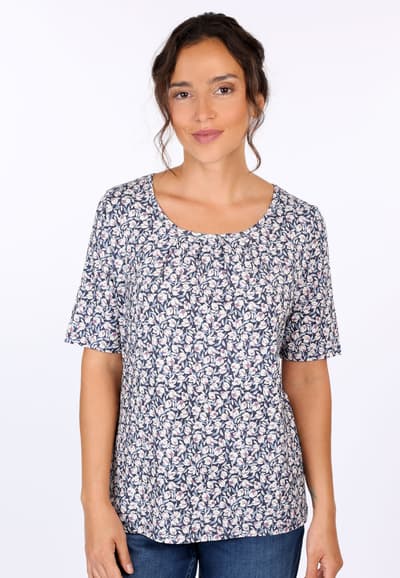 T-Shirt Sinissa little tulip - navy