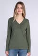 Langarmshirt Virginy - thyme