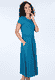 Kleid Malind solid - ocean