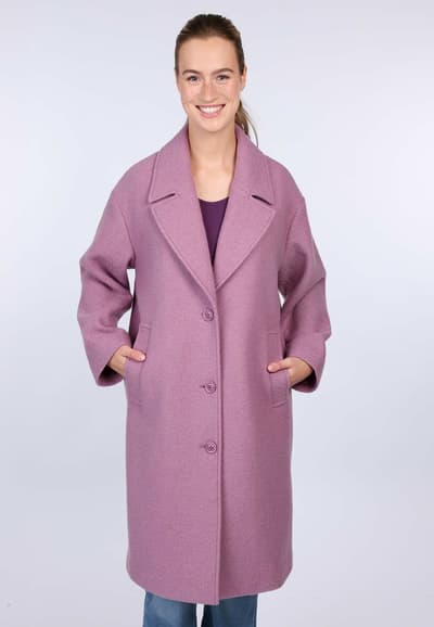 Wollmantel Ennja  - dusty orchid