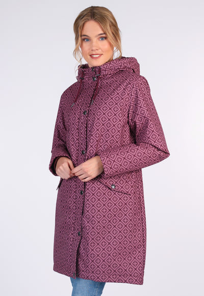 Mantel Leanie  - dark grape