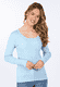 Langarmshirt Malin - baby blue