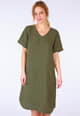 Leinenkleid Anthea - olive