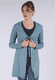 Strickmantel Mettie - powder blue