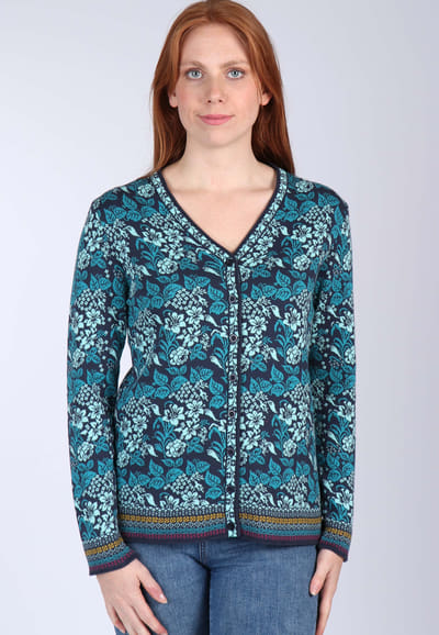 Christi flowergarden - navy