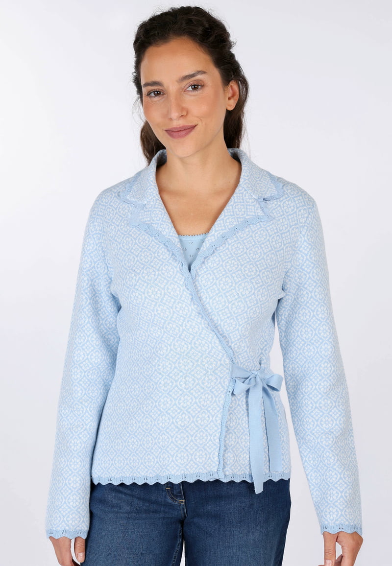 Strickjacke Trudy Nordic  - baby blue