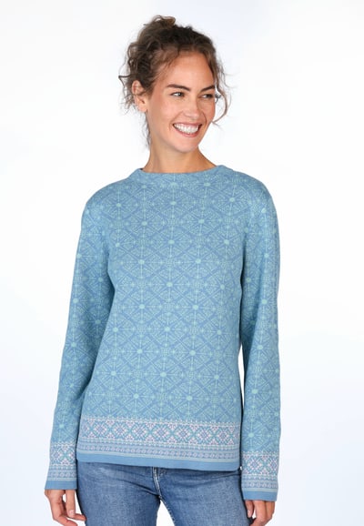 Strickpullover Dorit nordic - swedish blue