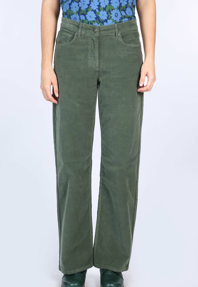 Cordhose Goncke minicord - thyme