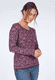 Strickpullover Annegret - plum