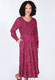 Kleid Feline  - red wine