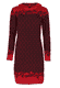 Strickkleid Astorie - dark grape