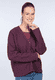 Strickjacke Lorainna - deep purple