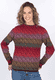 Strickpullover Dorit Gradient - plum