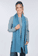 Strickschal Safira solid  - lake