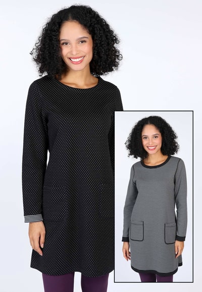 Wendekleid Nella Mini - black