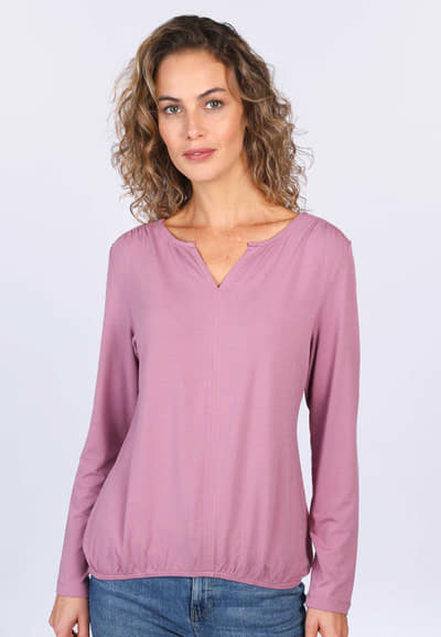 Langarmshirt Pauluna  - dusty orchid